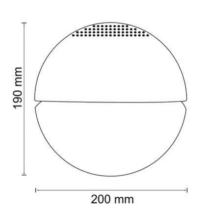 LED RGB Odświeżacz powietrza ORBIT 1,1l 14W/230V