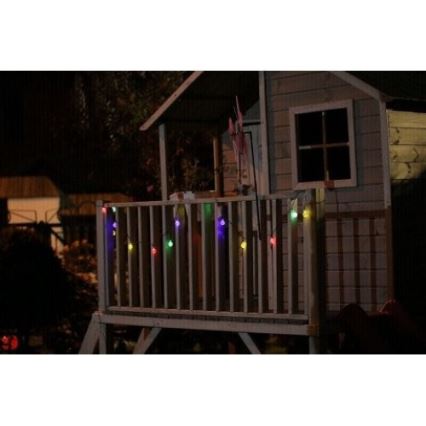 LED RGB Oświetlenie solarne 20xLED/1,2V 300 mAh IP44