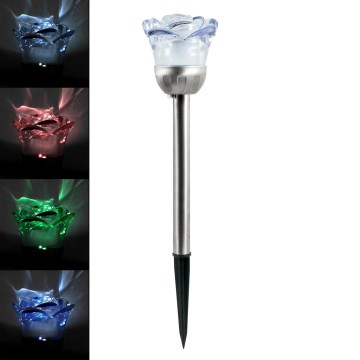 LED RGB Oświetlenie solarne ROSE LED/1,2V IP44