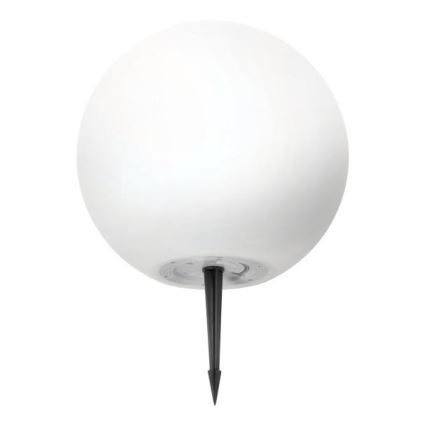 LED RGB Ściemnialna lampa solarna GARDEN BALL LED/5W/3,7V 3000K IP54 śr. 40 cm + pilot zdalnego sterowania