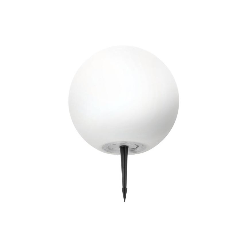 LED RGB Ściemnialna lampa solarna GARDEN BALL LED/5W/3,7V 3000K IP54 śr. 40 cm + pilot zdalnego sterowania