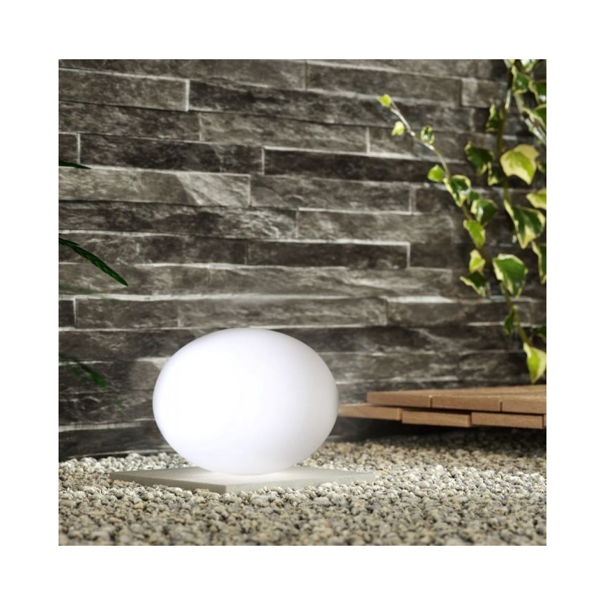 LED RGB Ściemnialna lampa zewnętrzna LED/1W/5V 1000 mAh 20cm IP67 + zdalne sterowanie
