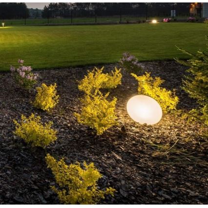 LED RGB Ściemnialna lampa zewnętrzna LED/1W/5V 28cm IP67 1000 mAh + zdalne sterowanie