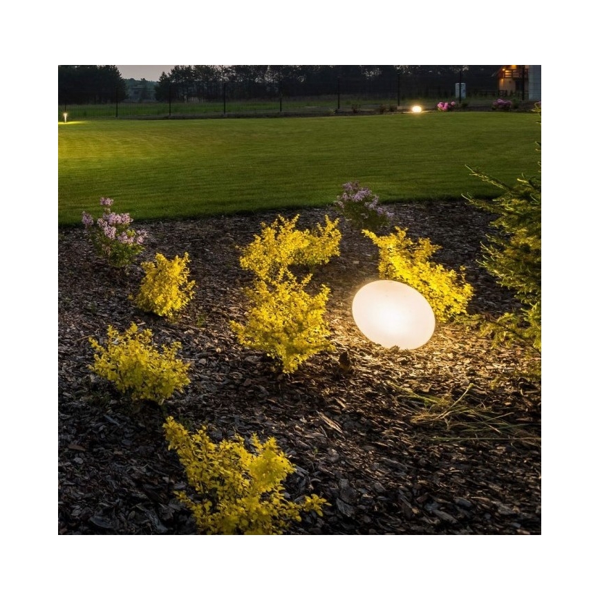 LED RGB Ściemnialna lampa zewnętrzna LED/1W/5V 28cm IP67 1000 mAh + zdalne sterowanie