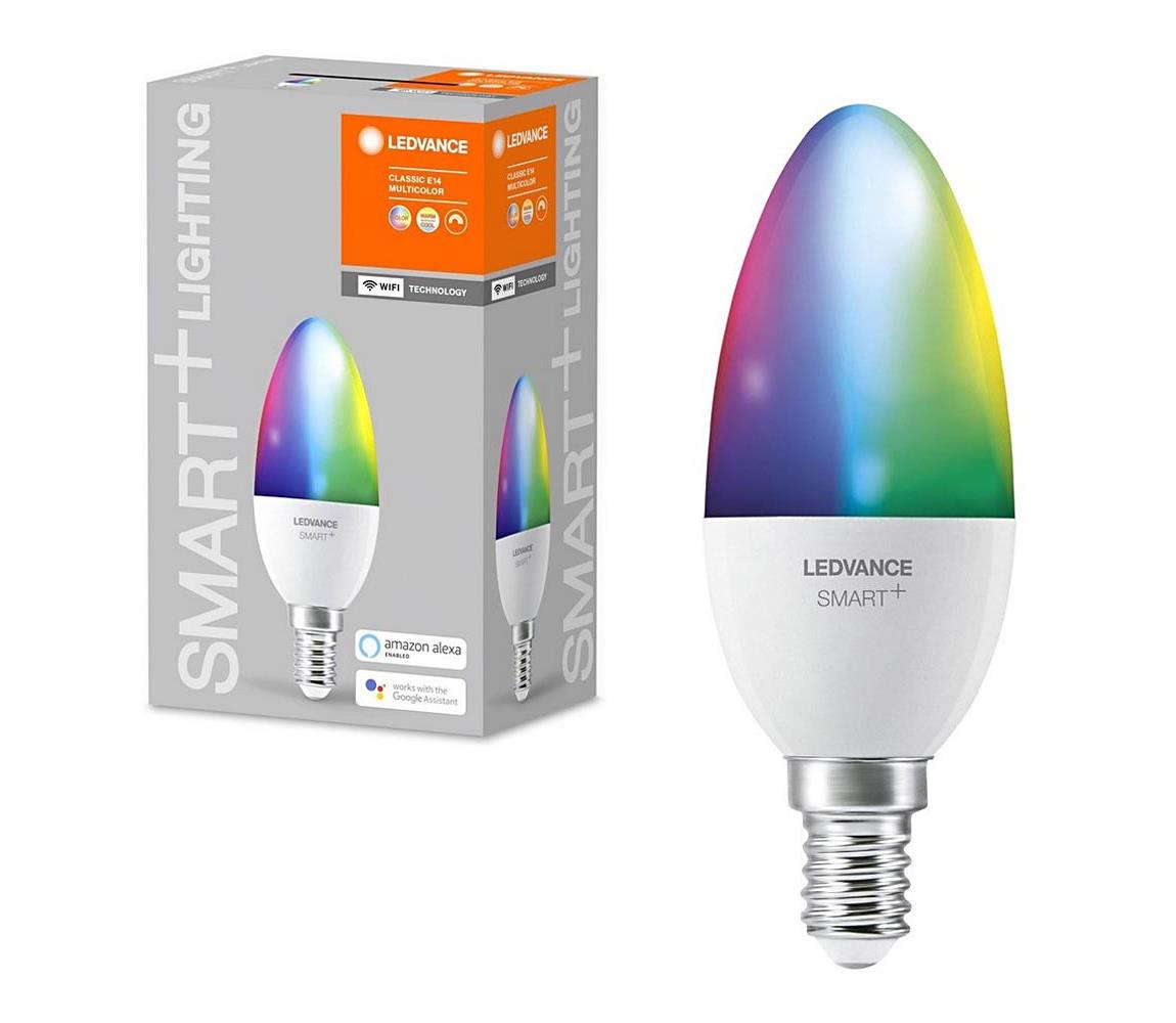LED RGB Ściemnialna żarówka SMART+ E14/5W/230V 2700K-6500K - Ledvance