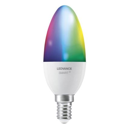 LED RGB Ściemnialna żarówka SMART+ E14/5W/230V 2700K-6500K Wi-Fi - Ledvance