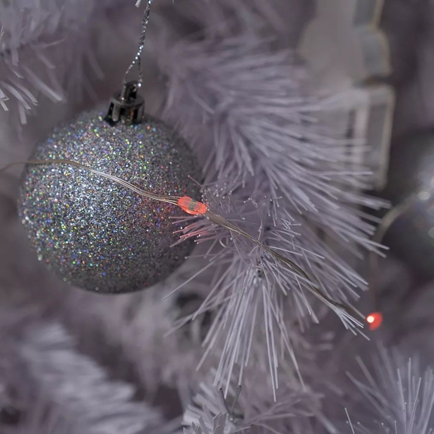 LED RGB  ściemnialny łańcuch 200xLED/29 funkcji 20,4m