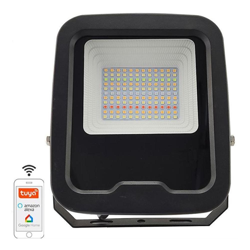 LED RGB Ściemnialny naświetlacz LED/30W/230V 3000K-6500K Wi-Fi Tuya IP65