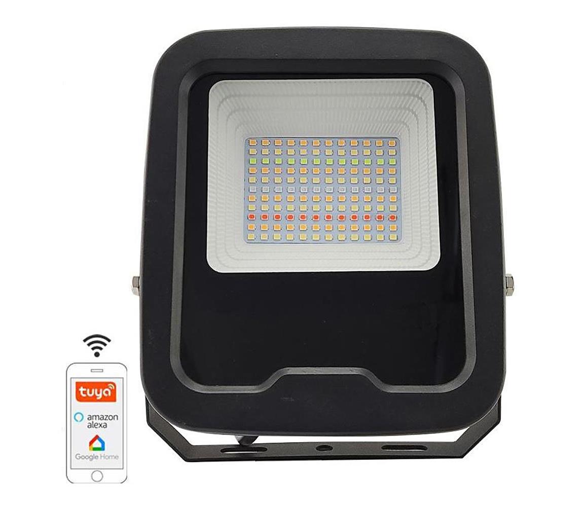 LED RGB Ściemnialny naświetlacz LED/30W/230V 3000K-6500K Wi-Fi Tuya IP65