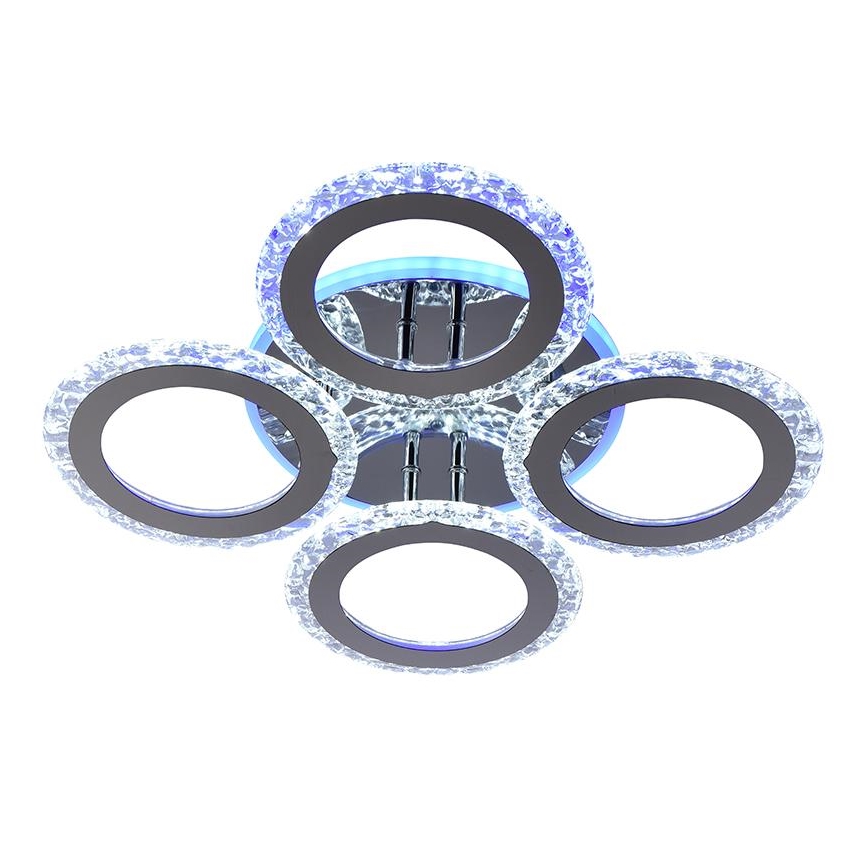 LED RGB Ściemnialny żyrandol natynkowy LED/55W/230V 3000-6500K + pilot