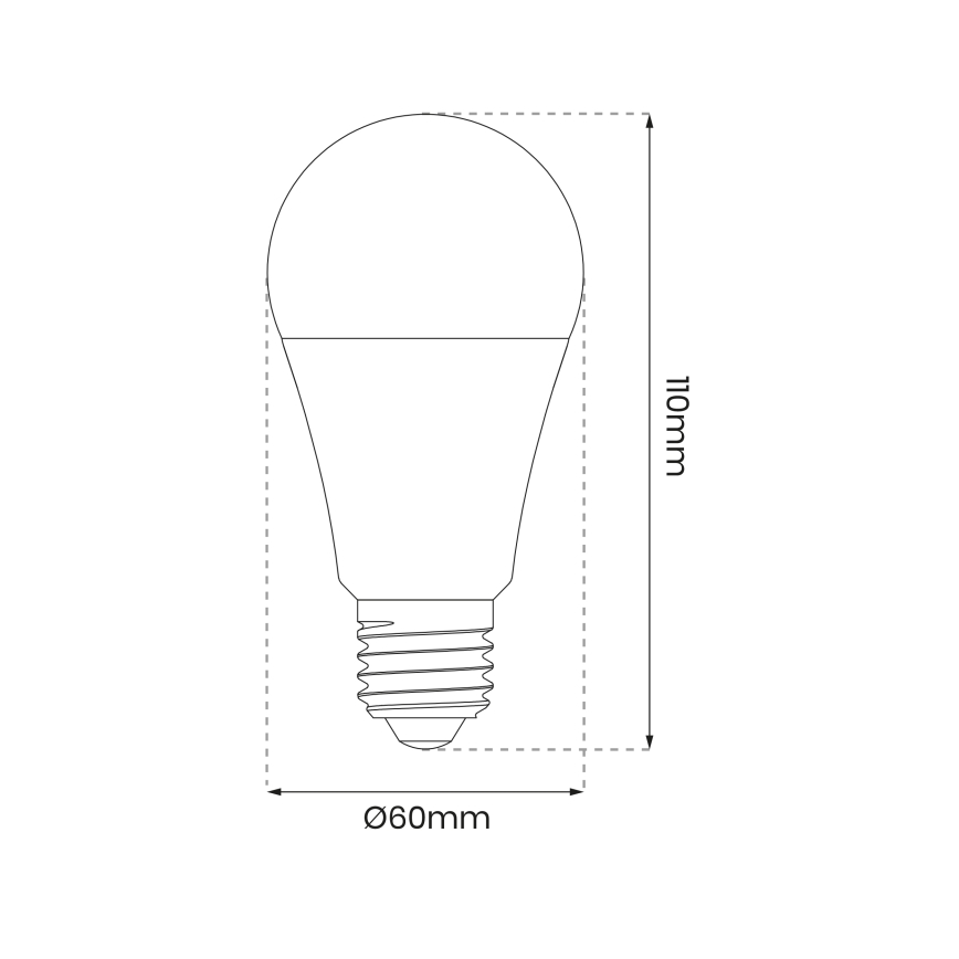 LED RGB Ściemniana żarówka A60 E27/8W/230V 2700-6500K Wi-Fi Tuya