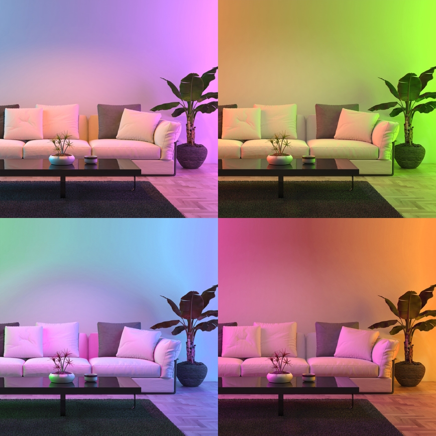 LED RGB Ściemniana żarówka A70 E27/11W/230V 2700-6500K Wi-Fi Tuya