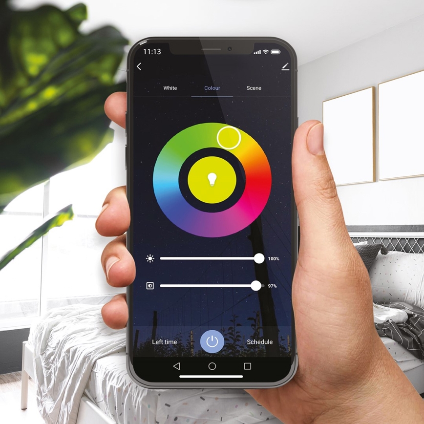 LED RGB Ściemniana żarówka A70 E27/11W/230V 2700-6500K Wi-Fi Tuya