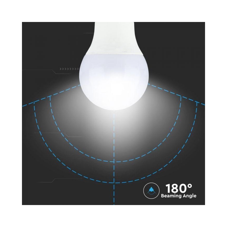 LED RGB Ściemniana żarówka E14/3,5W/230V 4000K + pilot