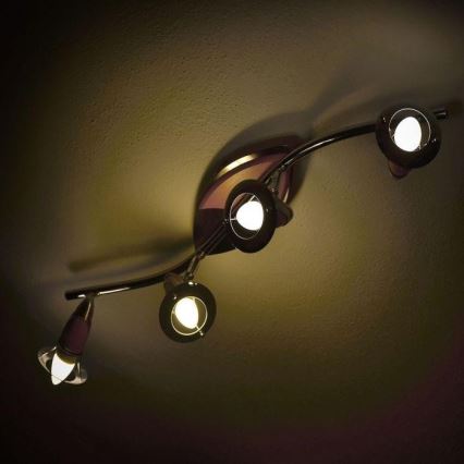 LED RGB Ściemniana żarówka E14/3,5W/230V 6400K + pilot