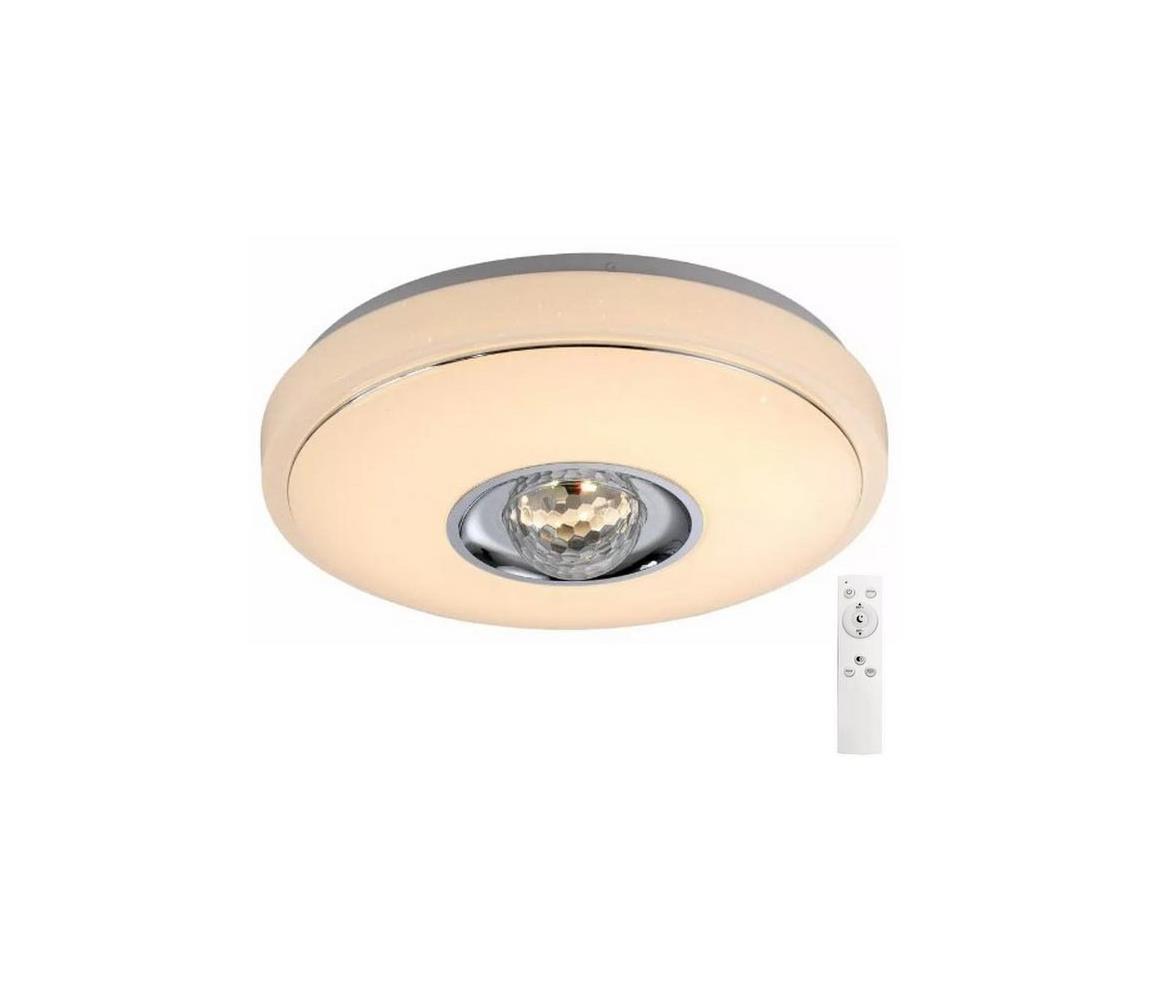 LED RGB Ściemniany plafon MAGIC DISCO LED/18W/230V + pilot