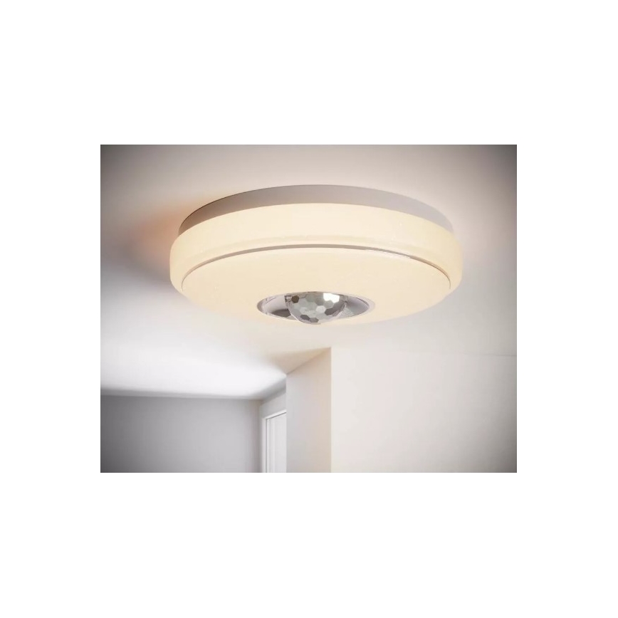 LED RGB Ściemniany plafon MAGIC DISCO LED/18W/230V + pilot