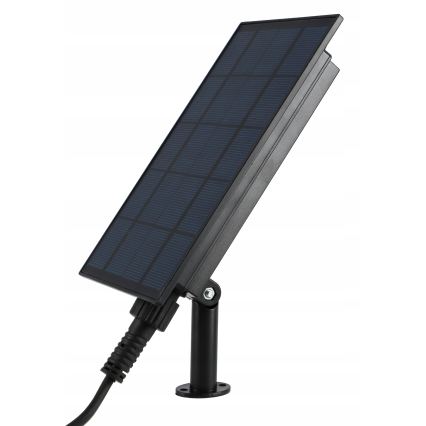 LED RGB ściemnialny solarny łańcuch dekoracyjny 15 diod LED/18 funkcji USB 6 m IP44 czarny + zdalne sterowanie