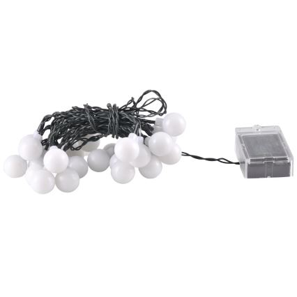 LED RGB Solarny łańcuch PARTY 30xLED/1,2V 400 mAh 3,9 m IP44