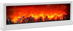 LED RGB Świąteczna dekoracja 11xLED/3xLR44 40x30 cm czerwona kokarda