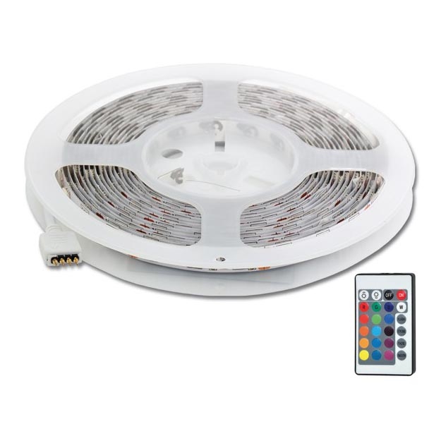 LED RGB taśma 5 m LED/72W/230V + pilot