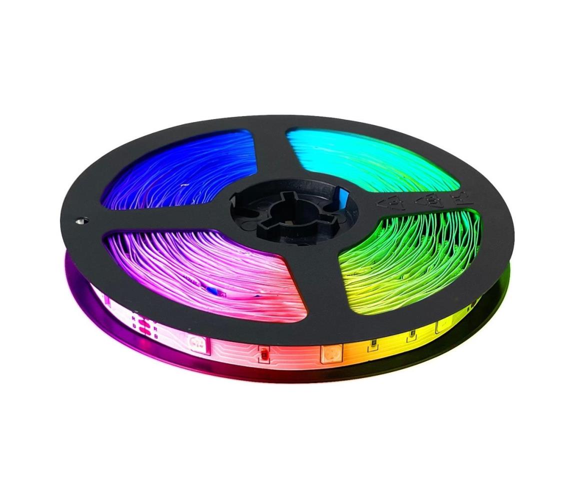 LED RGB Taśma ściemnialna LED/25,2W/230V 15 m + Pilot zdalnego sterowania
