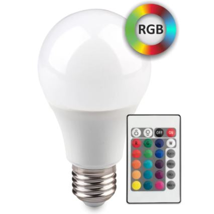 LED RGB Żarówka E27/6W/230V ściemnialna 3000K