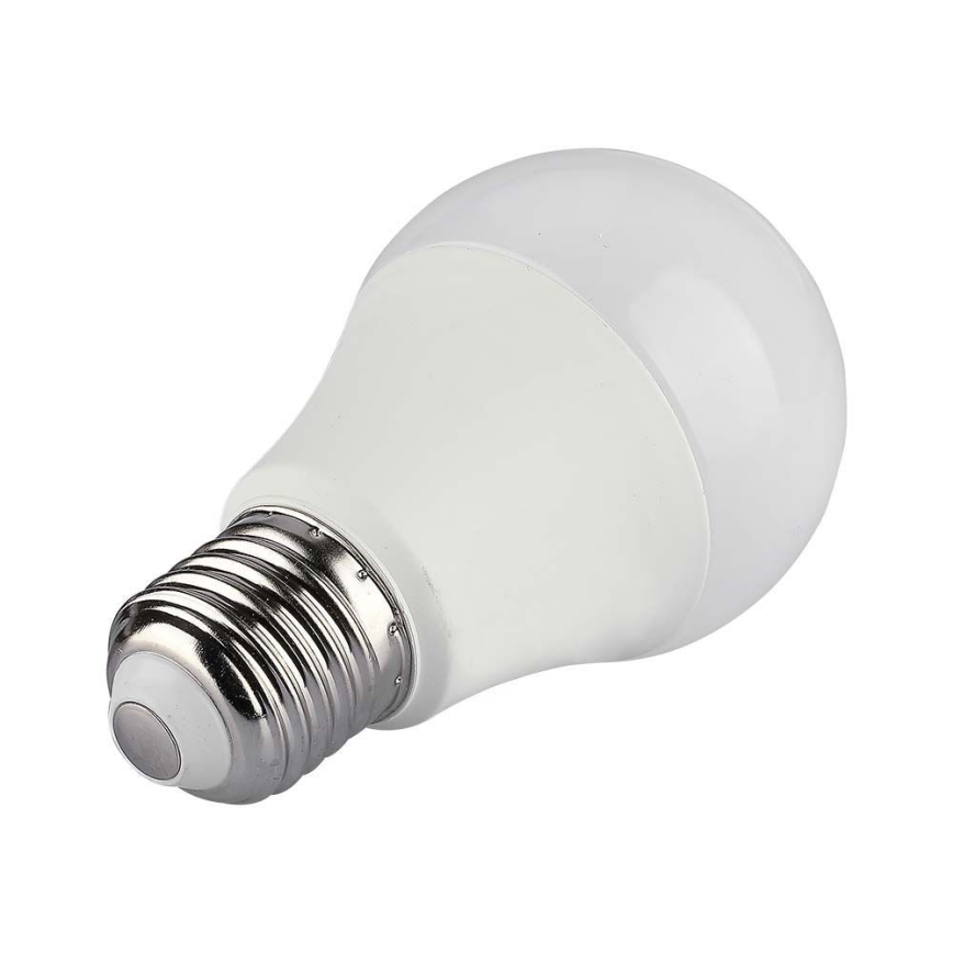 LED RGB Żarówka ściemnialna A60 E27/8,5W/230V 4000K + zdalne sterowanie