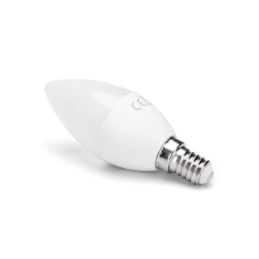 LED RGB Żarówka ściemnialna E14/4,8W/230V 3000K + zdalne sterowanie - Aigostar