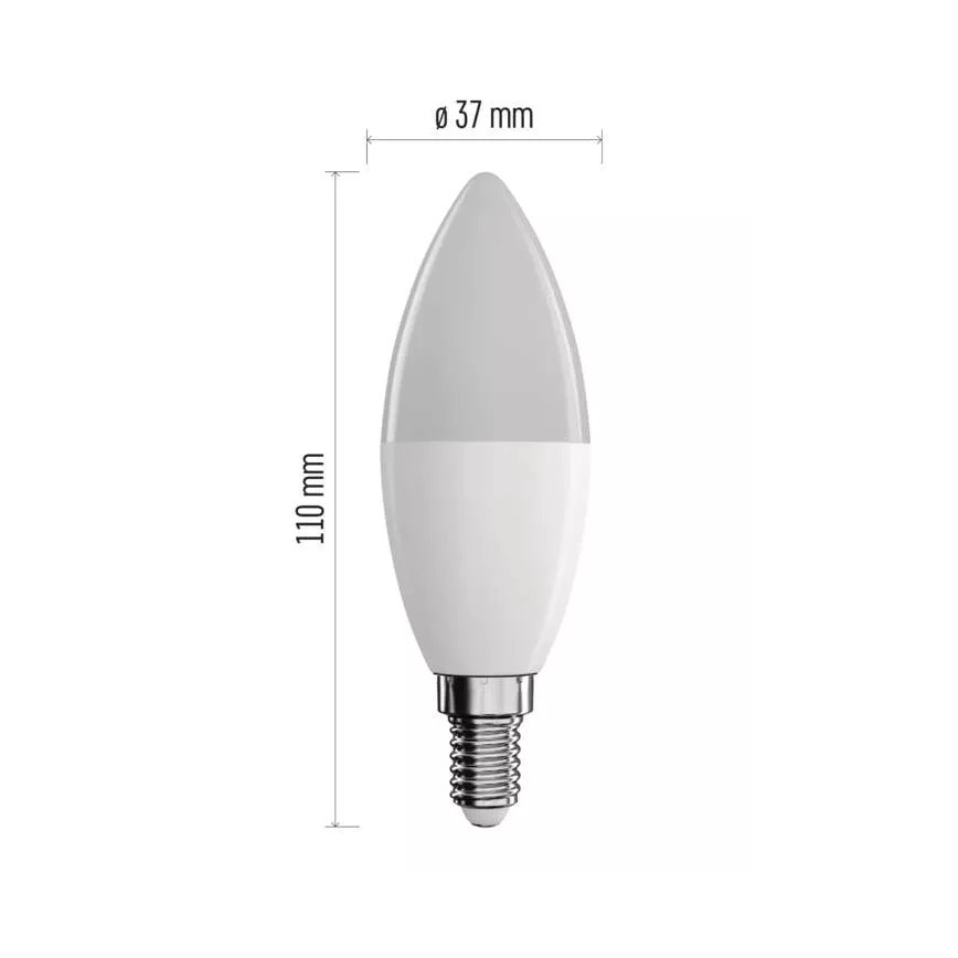 LED RGB Żarówka ściemnialna GoSmart E14/4,8W/230V 2700-6500K Wi-Fi Tuya
