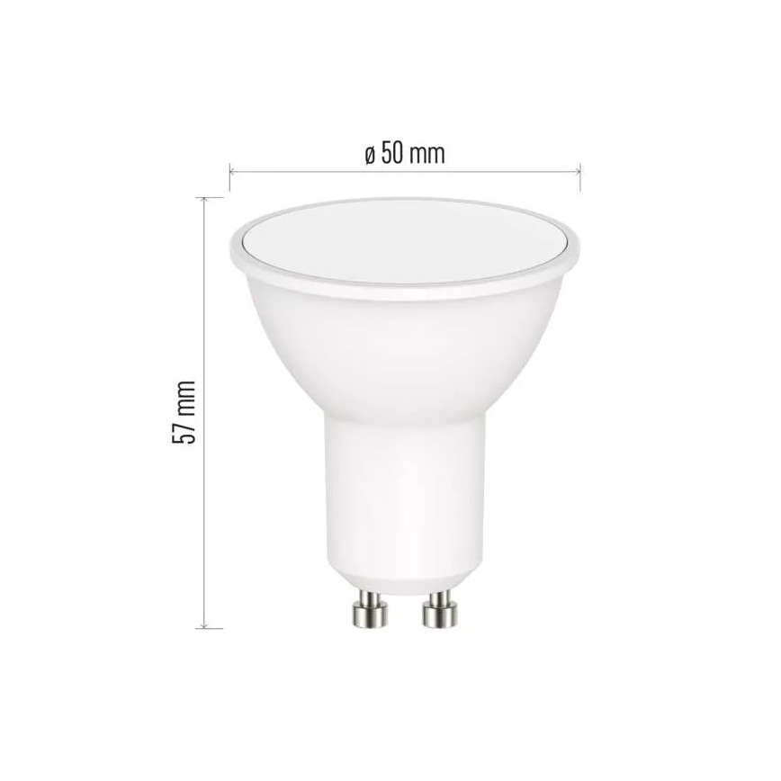 LED RGB Żarówka ściemnialna GoSmart MR16 GU10/4,8W/230V 2700-6500K Tuya