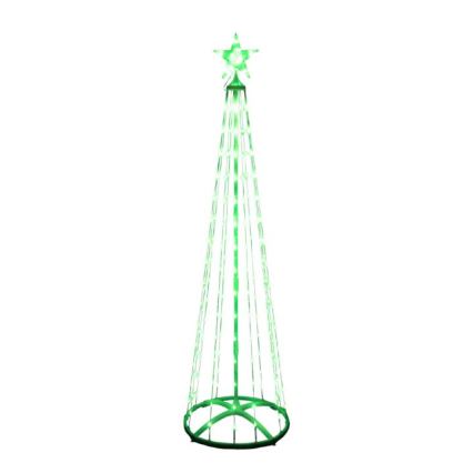 LED RGB Zewnętrzna choinka świąteczna 190xLED/230V 1,8 m IP44 + zdalne sterowanie