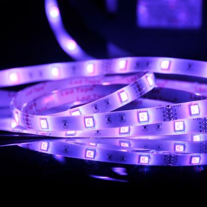 LED RGB Zewnętrzna taśma ściemnialna 5m LED/14W/12V IP65 + pilot