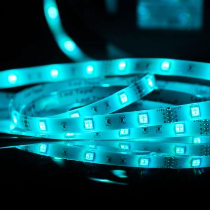 LED RGB Zewnętrzna taśma ściemnialna 5m LED/14W/12V IP65 + pilot