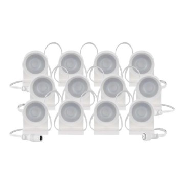 LED RGBIC+CCT Łańcuch dekoracyjny z oświetleniem punktowym GoSmart 12xLED/7W/230V 255 cm Wi-Fi Tuya