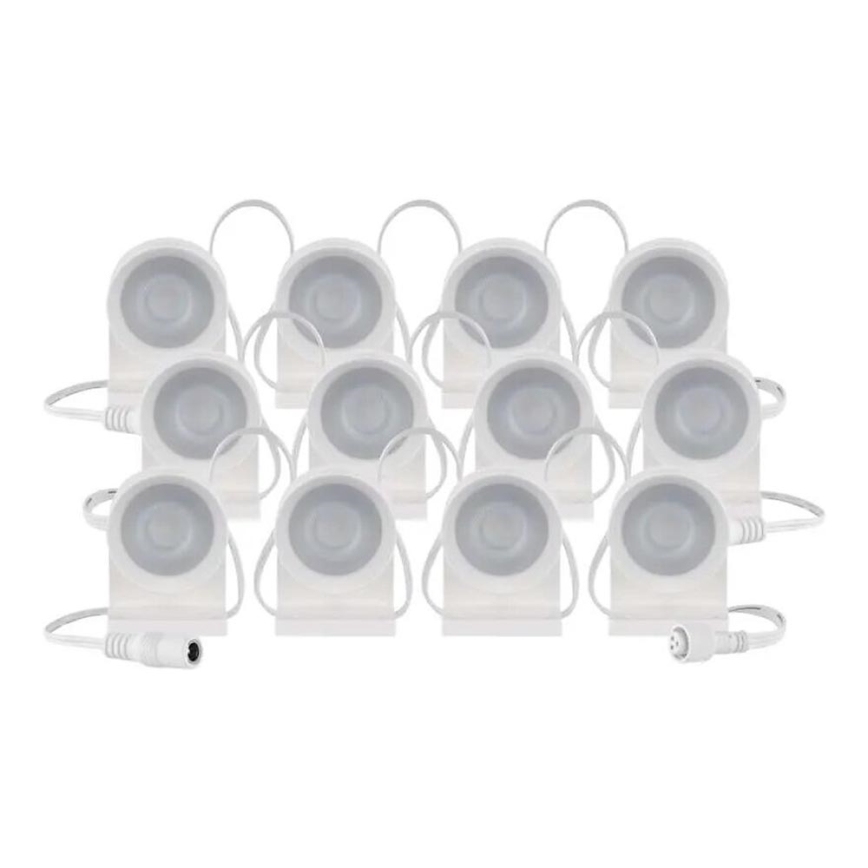 LED RGBIC+CCT Łańcuch dekoracyjny z oświetleniem punktowym GoSmart 12xLED/7W/230V 255 cm Wi-Fi Tuya