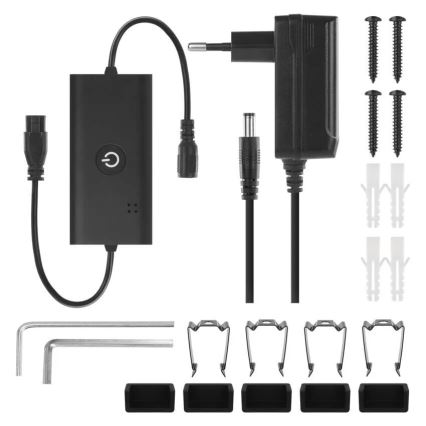 LED RGBIC Lampa podłogowa ściemnialna GoSmart LED/20W/230V 2700K Wi-Fi Tuya