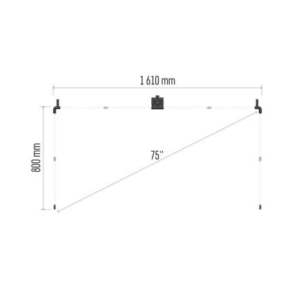 LED RGBIC Pasek do TV GoSmart LED/24W/230V 75“