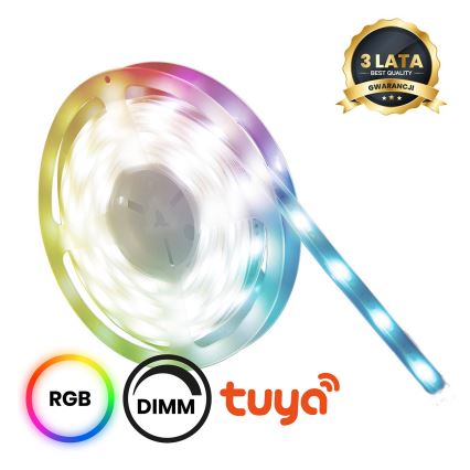 LED RGBW Regulowany pasek LED do łazienki/7,5W/12V IP65 3m Wi-Fi Tuya