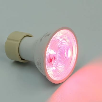 Żarówka LED RGBW ściemnialna GU10/4,5W/230V 2700-6500K Wi-Fi Tuya