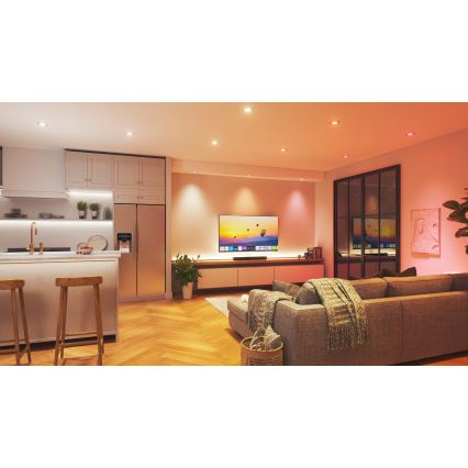 Nanoleaf - LED RGBW ściemnialna oprawa sufitowa ESSENTIALS LED/6W/230V 2700-6500K CRI 90 Wi-Fi