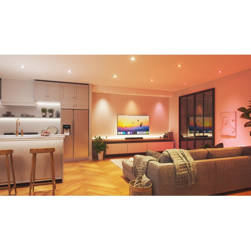 Nanoleaf - LED RGBW ściemnialna oprawa sufitowa ESSENTIALS LED/6W/230V 2700-6500K CRI 90 Wi-Fi