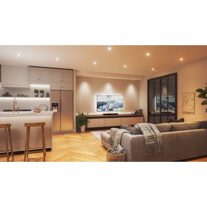 Nanoleaf - LED RGBW ściemnialna oprawa sufitowa ESSENTIALS LED/6W/230V 2700-6500K CRI 90 Wi-Fi