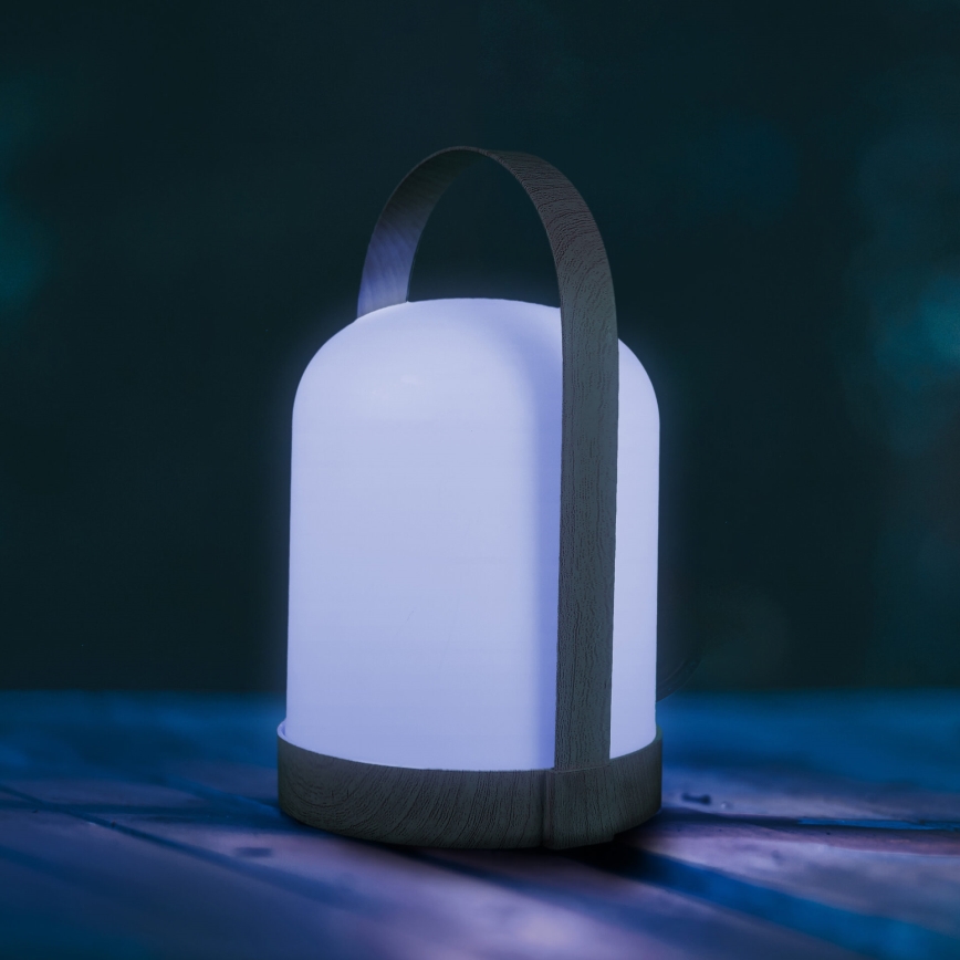 LED RGBW Dekoracyjna lampka stołowa MINORKA LED/0,3W/4,5V 3xAA