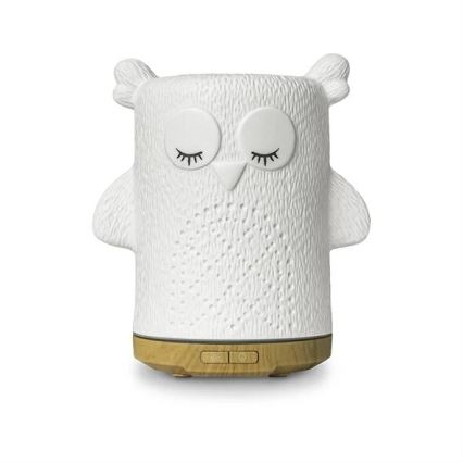 LED RGBW Dyfuzor zapachowy LED/8W/230V 100 ml sowa