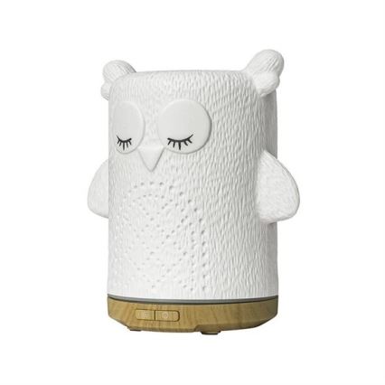 LED RGBW Dyfuzor zapachowy LED/8W/230V 100 ml sowa