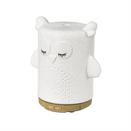 LED RGBW Dyfuzor zapachowy LED/8W/230V 100 ml sowa