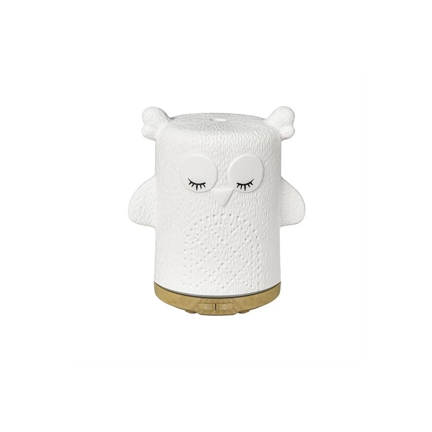 LED RGBW Dyfuzor zapachowy LED/8W/230V 100 ml sowa