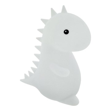 LED RGBW Dziecięca lampa dotykowa LED/1W/5V USB 1200 mAh dinozaur