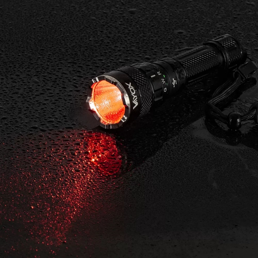 Latarka LED RGBW ściemnialna, ładowalna LED/15W/5V IP66 1500 lm 2000 mAh